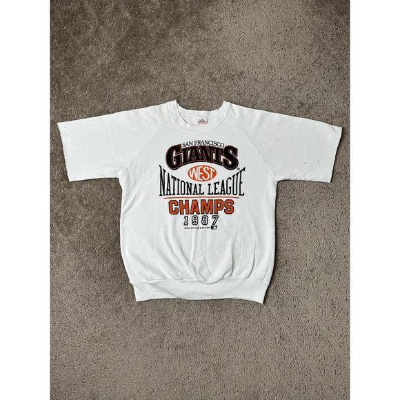 Vintage Womens Sweatshirt Belton MLB 1987 San Francisco Giants Champions, Size M - Picture 1 of 8